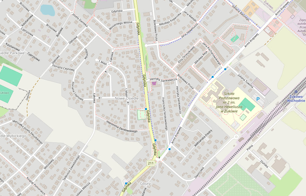 Mapa okolicy: MB Cars, ul. Gdyńska 46, Żukowo